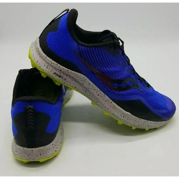 Saucony Peregrine 12 Mens Size 11.5 High Cushion Trail Running Shoes Retail $130